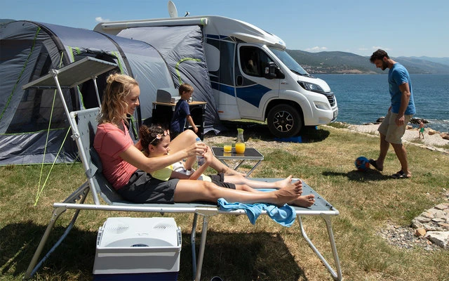 Berger Sonnenliege XL Blau 3 Berger Sonnenliege XL Blau