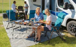 Berger Klappsessel Slimline Hellblau -Campingmöbel 290550 2169236 3