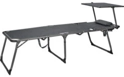 Berger Slimline Dreibein Sonnenliege Anthrazit -Campingmöbel 331835 2204717