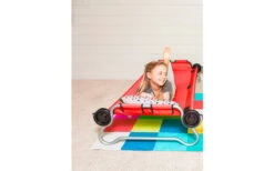 Disc-O-Bed Kid-O-Bed Einzelbett Runder Rahmen Ohne Seitentasche - Blau -Campingmöbel 376986 2274674