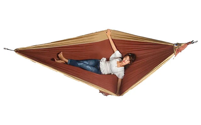 Ticket To The Moon King Size Hammock Hängematte - Orange/Dark Grey 4 Ticket To The Moon King Size Hammock Hängematte - Orange/Dark Grey – Bild 2