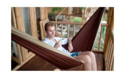 Ticket To The Moon King Size Hammock Hängematte - Burgundy/Dark Yellow -Campingmöbel 383615 2789062 1