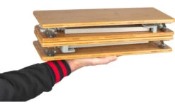 Bo-Camp Urban Outdoor Southwark Bambus-Alu Rolltisch 60 X 40 Cm -Campingmöbel 391853 2892004