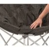Outwell Casilda Halbmondstuhl XL Schwarz -Campingmöbel 457851 3572225
