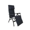 Crespo Recliner Air Deluxe Relaxsessel Dunkelgrau -Campingmöbel 464618 3408663 1