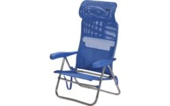 Crespo AL-205 Beach Chair Strandstuhl Compact Grau