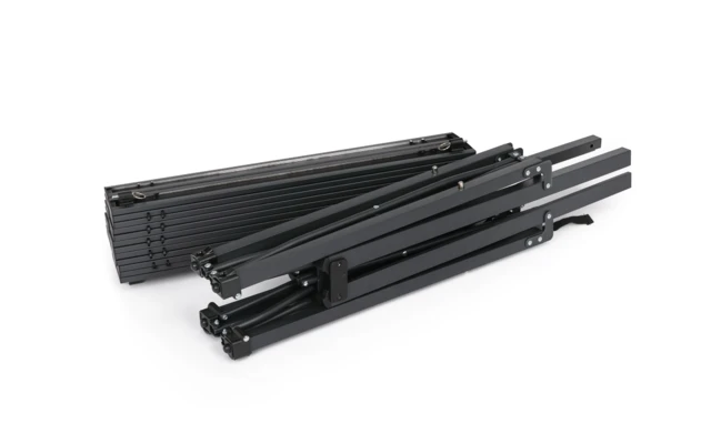 Berger Alu-Rolltisch Schwarz 4 Berger Alu-Rolltisch Schwarz – Bild 2